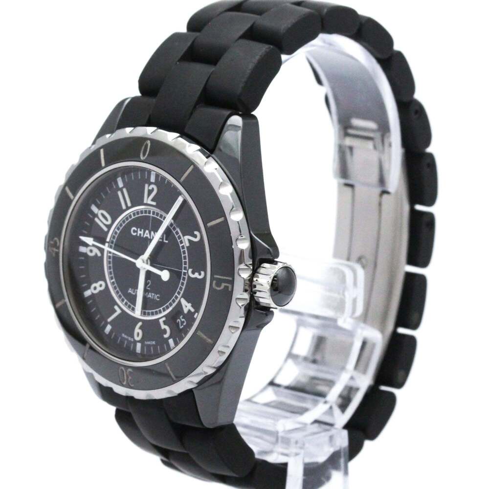 Chanel J12 Automatic Ceramic and Stainless Steel with Diamond Bezel 38